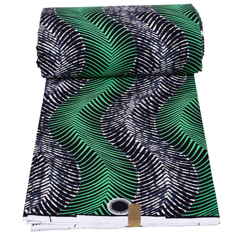 Cotton African print batik cloth holland wax fabric custom logo pattern wax printed fabric