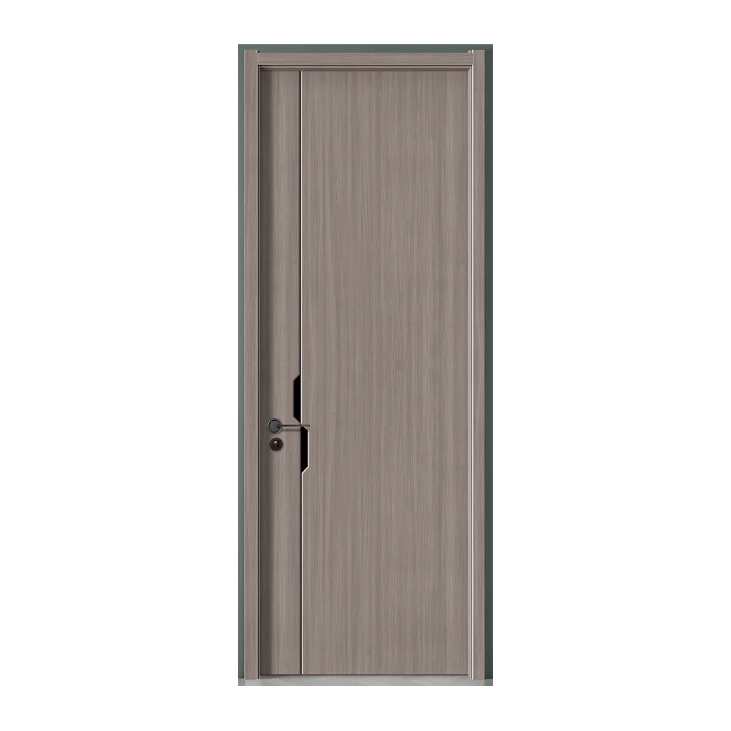 China Supplier Main Entrance Door Exterior Wooden Laminated Door Design Sunmica for Villa Residential Apartment