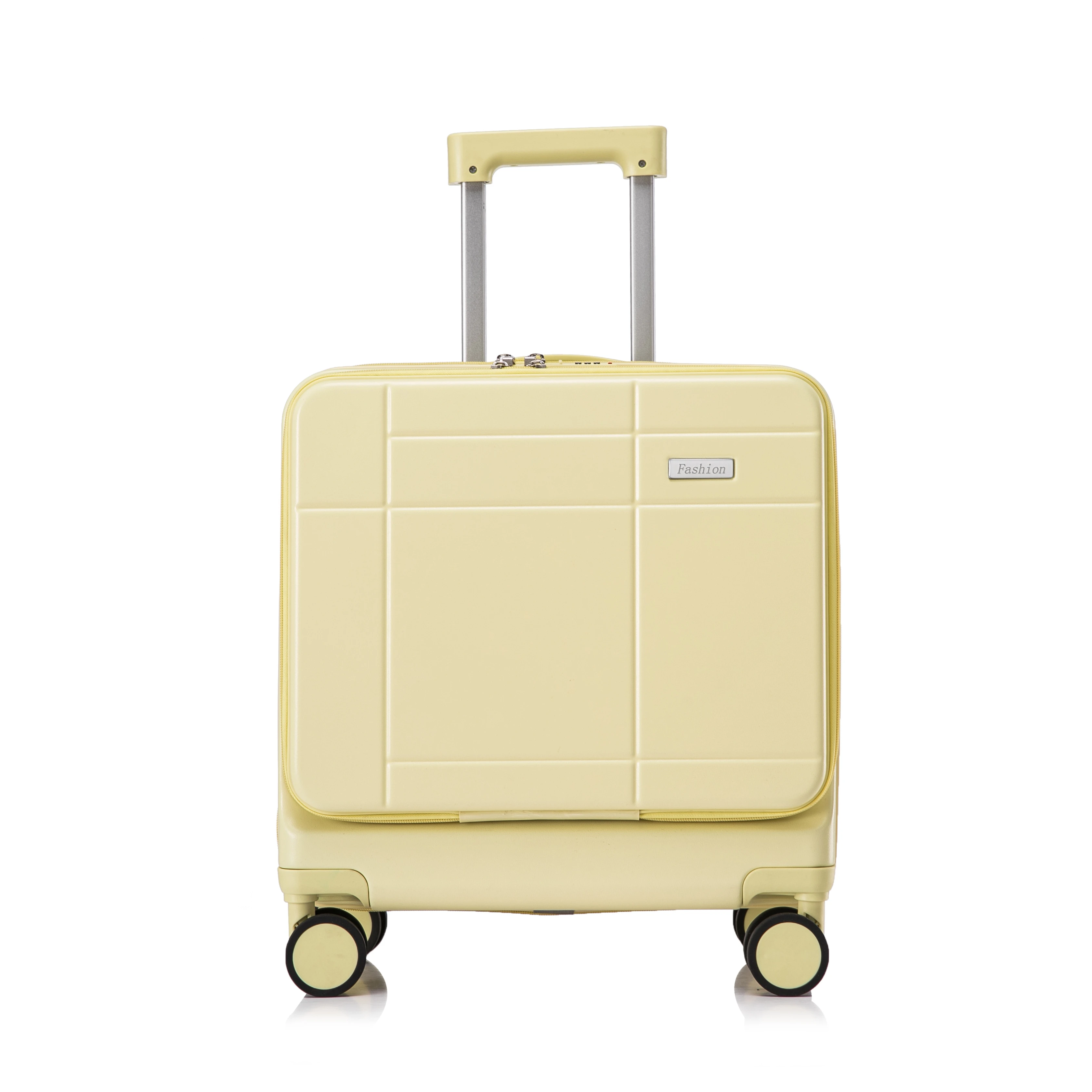 BADITU Business Computer Trolley Case Front Open Luggage Female Small Boarding Password Suitcase With Cardan Wheel