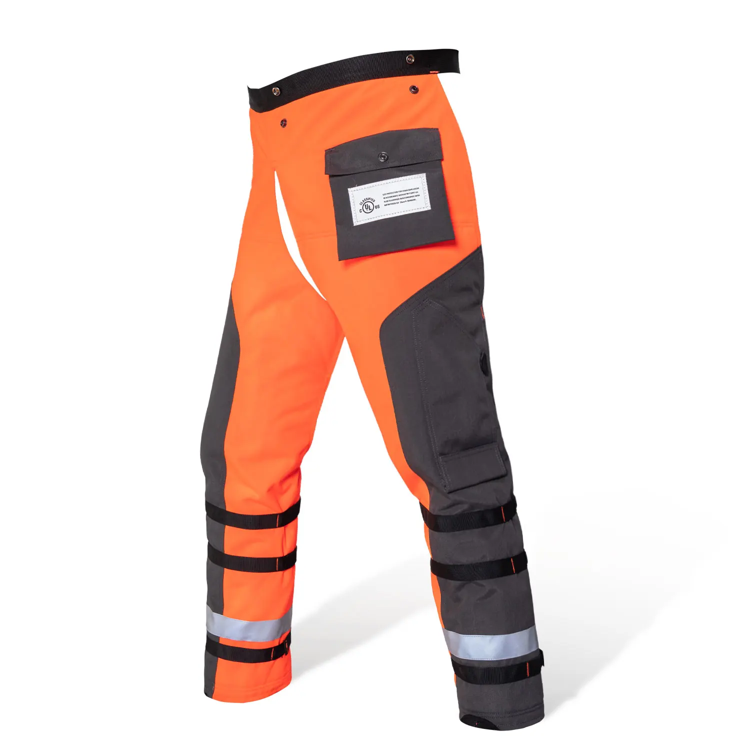 Technical Chainsaw Safety Pants 8 Layers Cut Protection Fabric Wood Cutting Pants Anti Cut Chainsaw Protective Chaps for Men