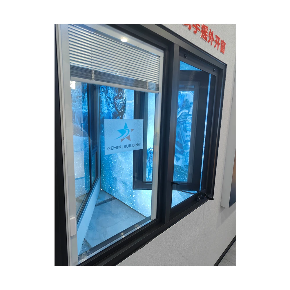Stylish Aluminum Hand-Operated Outswing Windows - Enhanced Aesthetics