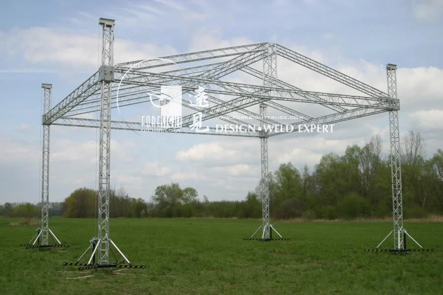 Flat/Arch/Peaked Roof Truss System Aluminum Roof Truss