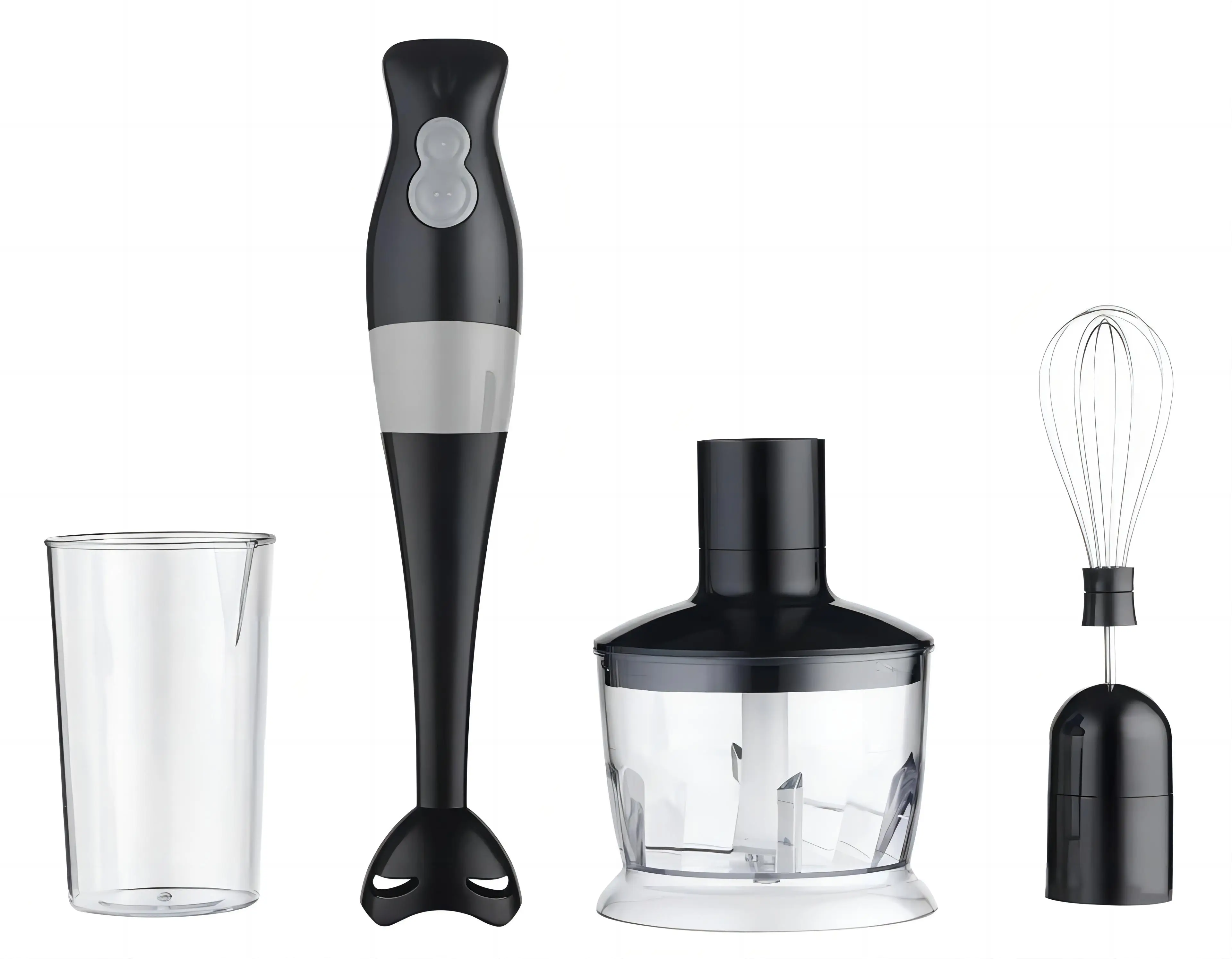 High Power 250W Multi Function Immersion Food Stick Blender Electric Hand Blender