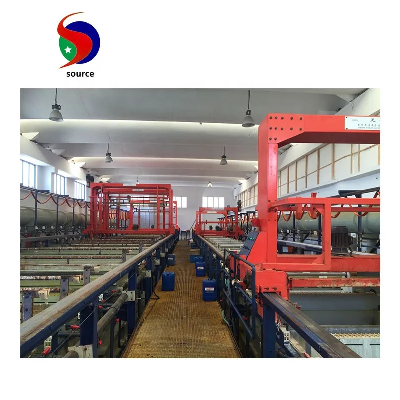 zinc plating machine / Barrel plating line for nails / electroplating machine electroplating equipment