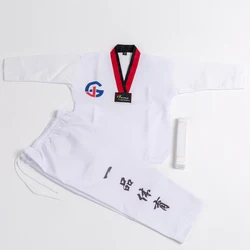 Uniform de taekwondo embroidery and printing logo taekwondo dobok for children adults kids