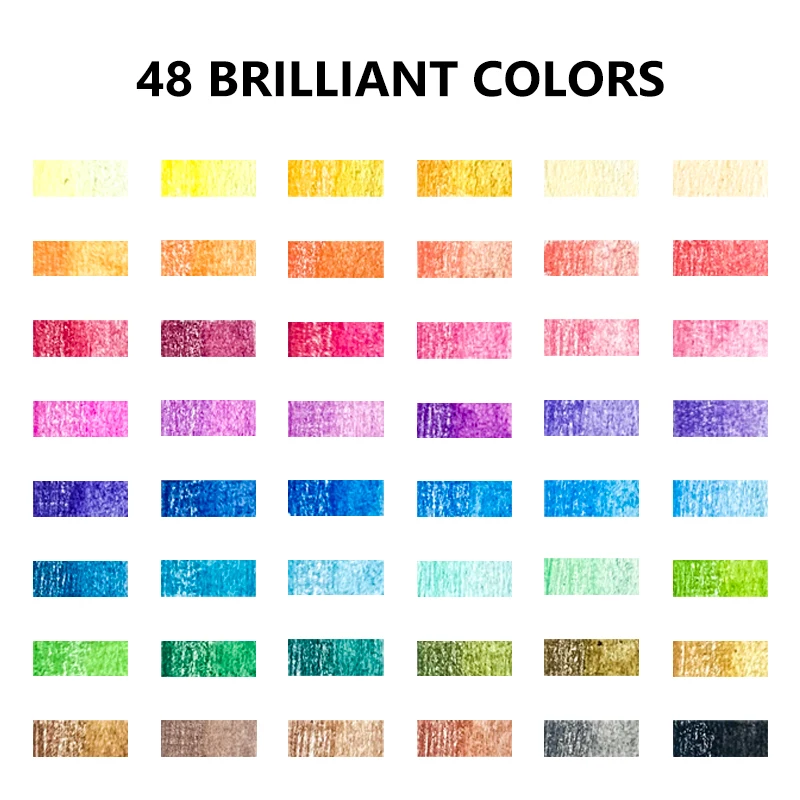 Gxin K001B48 custom Colored Pencils Paper cylinder tube box Artist Sketching Drawing Pencils set Art Craft for kids Supplies