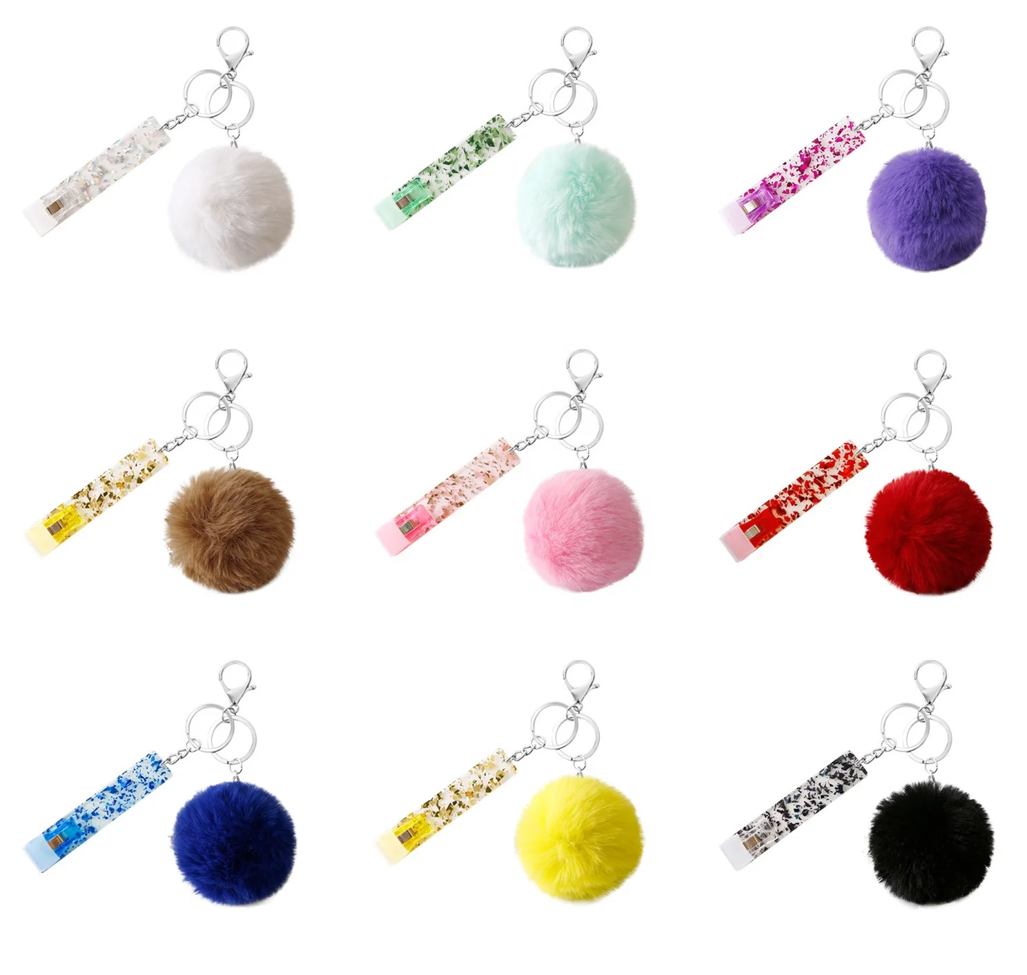 Wholesale Key Chain Nail Clip Credit Debit ATM Card Grabber for Long Nails