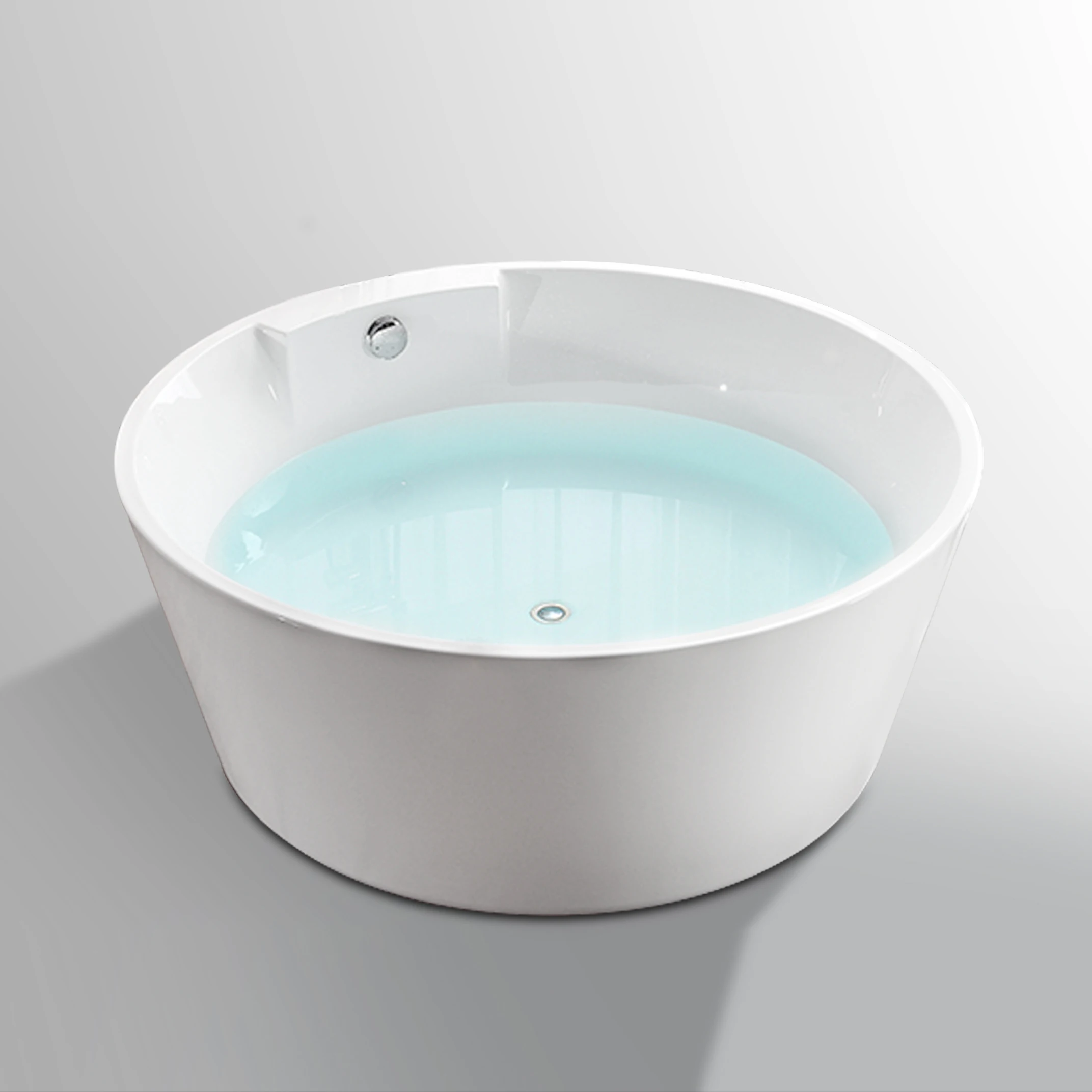 Plastic Free Standing Round Bathtub