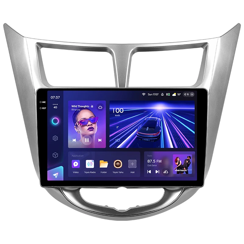 TEYES CC3 2K For Hyundai Solaris 1 2010 - 2016 Car Radio Multimedia Video Player Navigation stereo GPS Android 10 No 2din