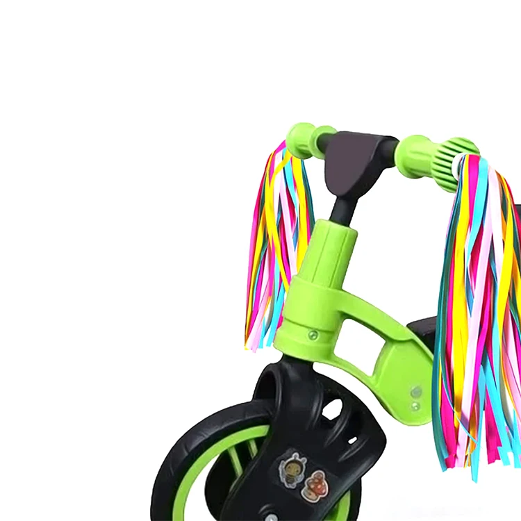 Cycling Colorful Bike Streamers Girls Boys Kids Bicycle Tassel Ribbon Handlebar Scooter Streamer