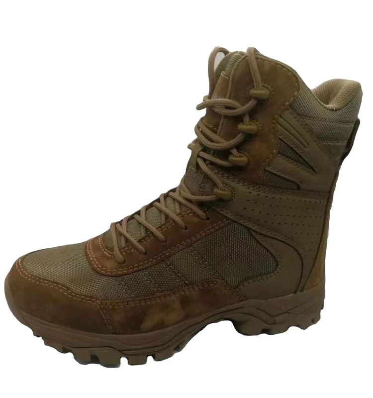 Tactical combat boots supplier produce riding boots mens boots leather for outdoor