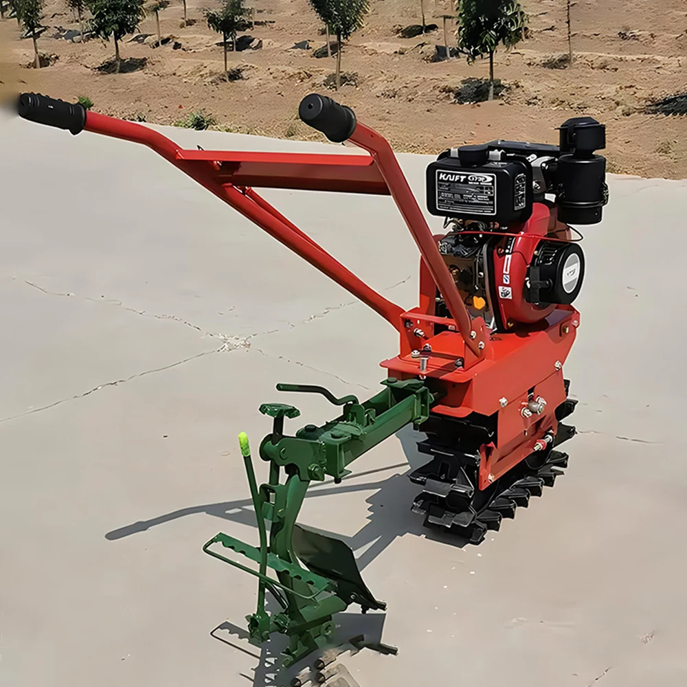 Multifunctional Horse-Capable Double Track Cultivator Powerful Rotary Tillage Furrowing Dry Paddy Fields Agricultural Machinery