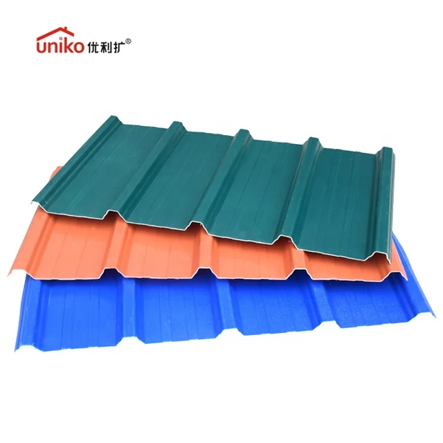 New Building Material Roof Panel 4 Layers Trapezoid Corrugated Anti-Age ASA UPvc Roofing Sheet for workshop warehouse