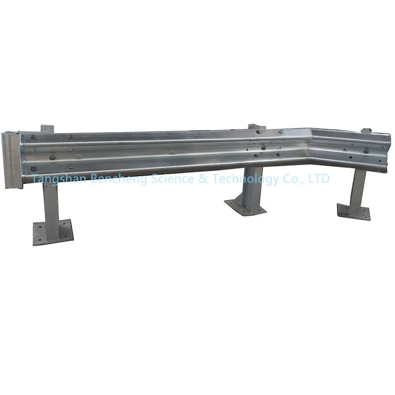 Highway Safety Two Wave Beam Guardrail AASHTO M180 Hot Dipped Galvanized Road Barrier Anti Crash Road Safety Guardrail