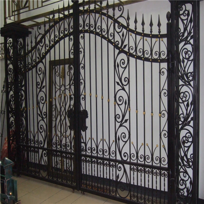 Steel sliding gate supplier driveway gate pictures of wrought iron gates