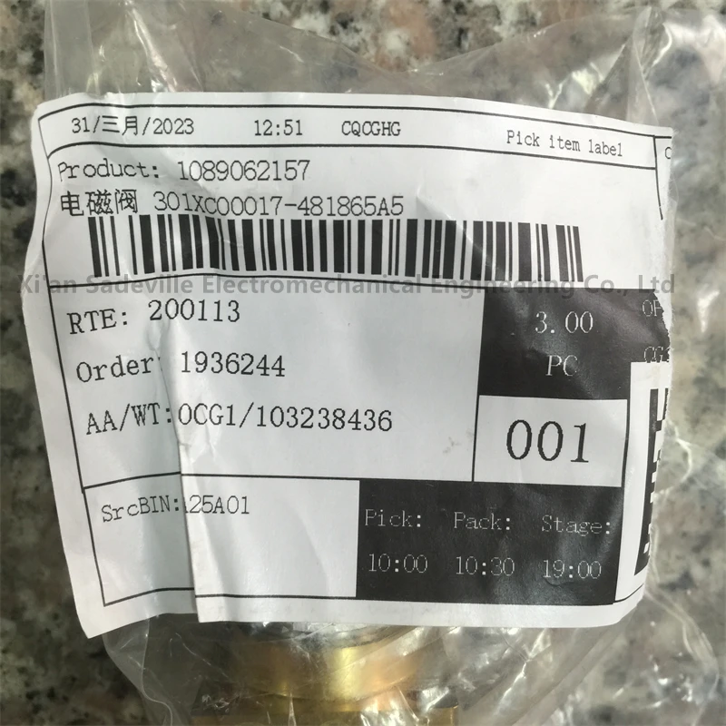 Brand New Original Authentic Atlas Copco accessories Atlas air compressor accessories solenoid valve 1089062157