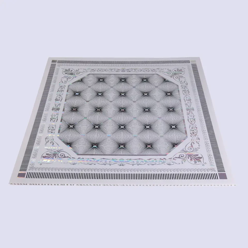 595*595*7mm PVC Ceiling Plastic Ceiling Tiles
