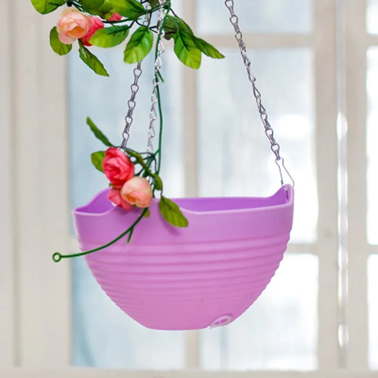 Small saucer white color creative flower pots  orchid for decoration hanging basket flower pot
