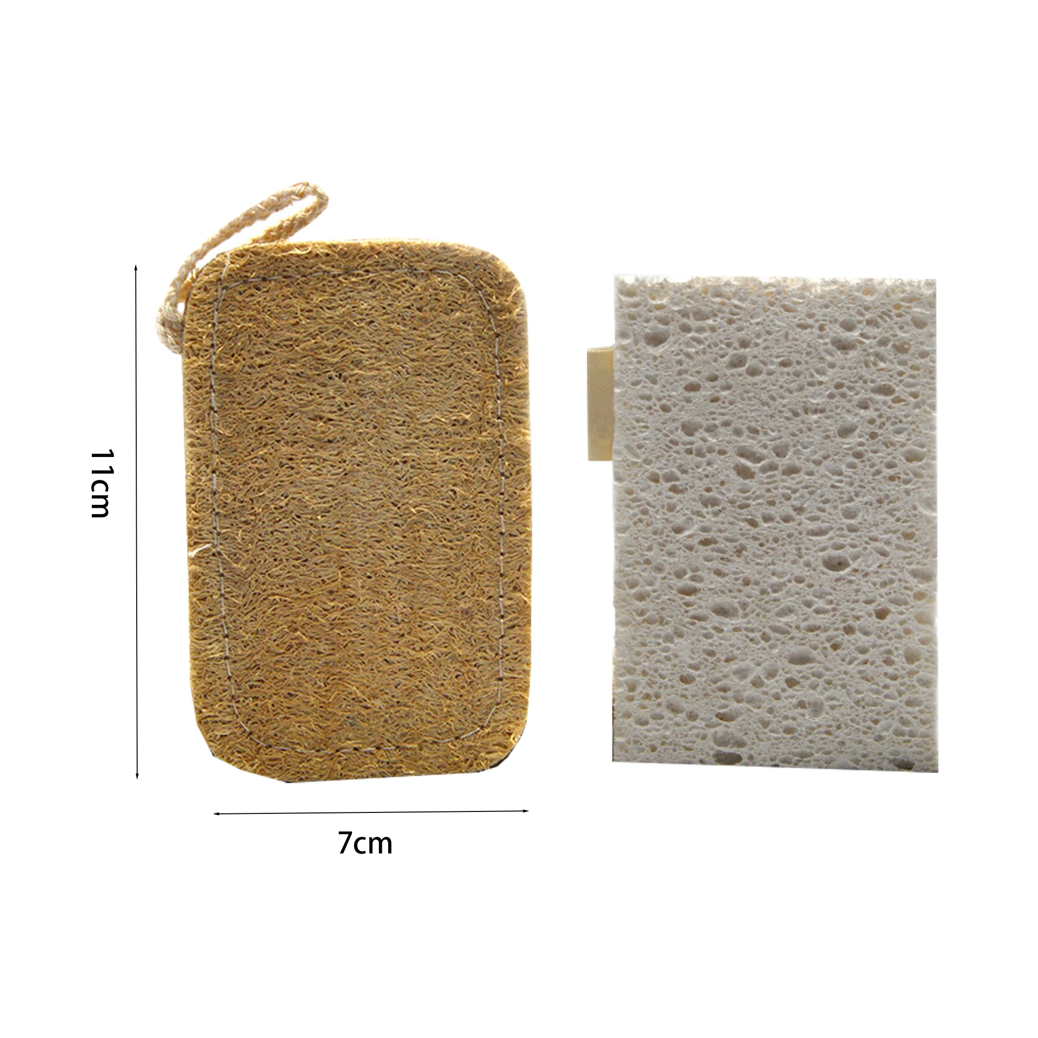 Natural Exfoliating Body Scrub Cleansing Bath Towel Shower Dead Skin Remove Loofah Sponge Bath