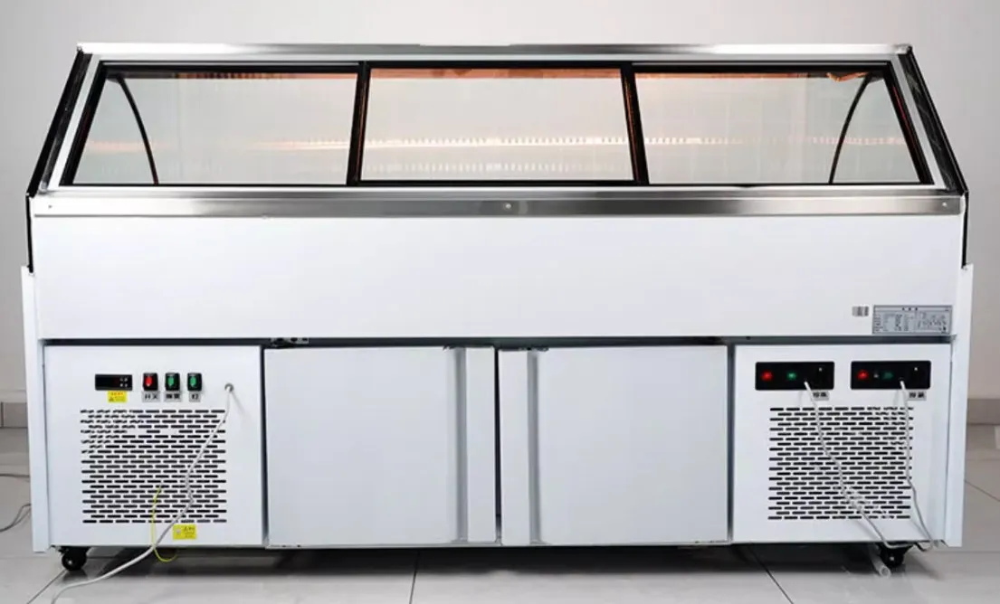 hot sale cooler meat frozen display refrigerator chiller showcase storing meat prices for supermarket meat