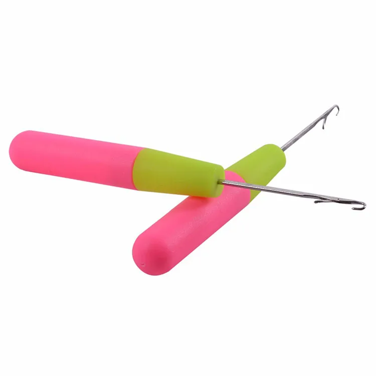 Wholesale Rubber Needle Thread Hook Crochet Hair Needle Crochet Hook For Braids Wig Making Tools
