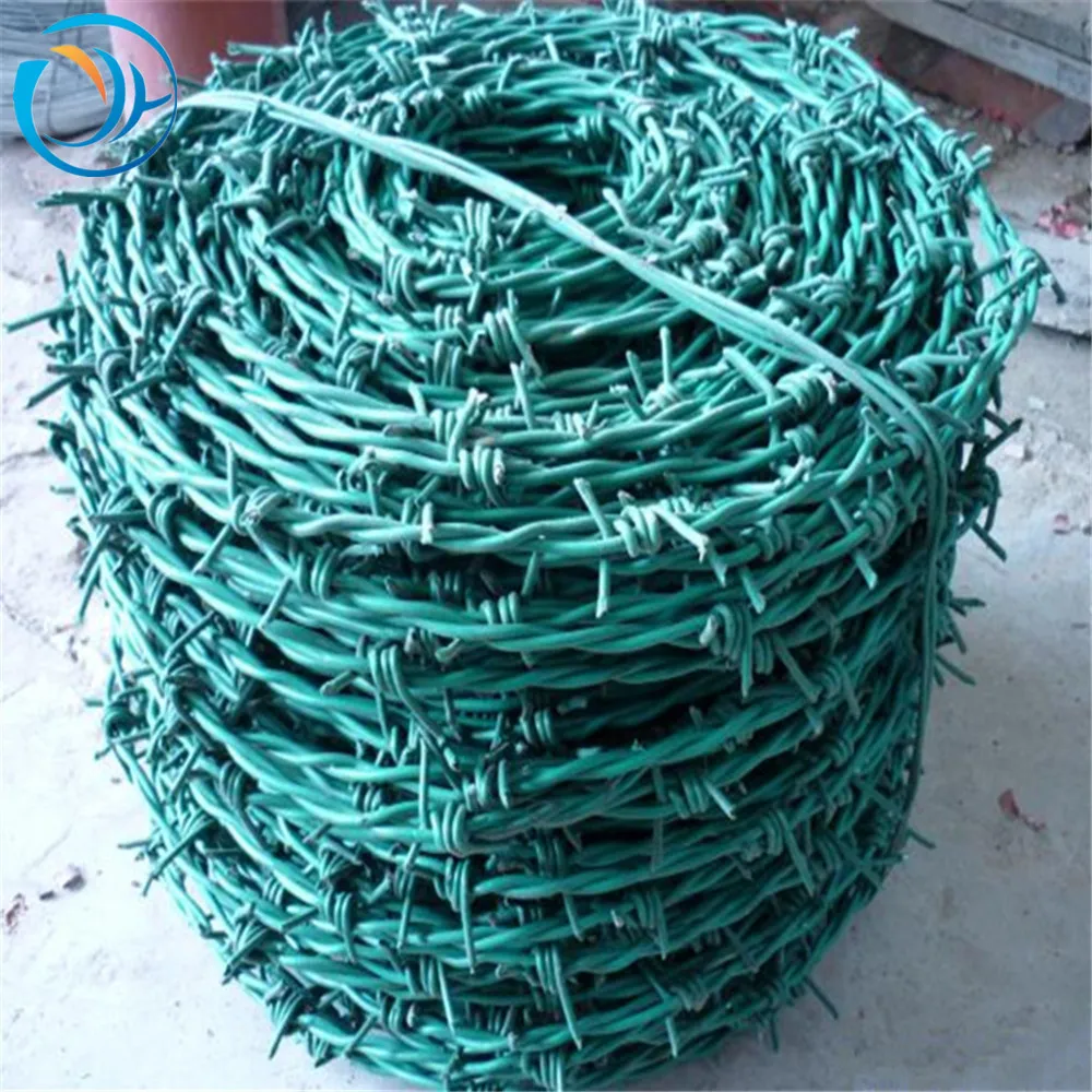 galvanized barbed wire cheap price per roll/barbed wire fence from real factory
