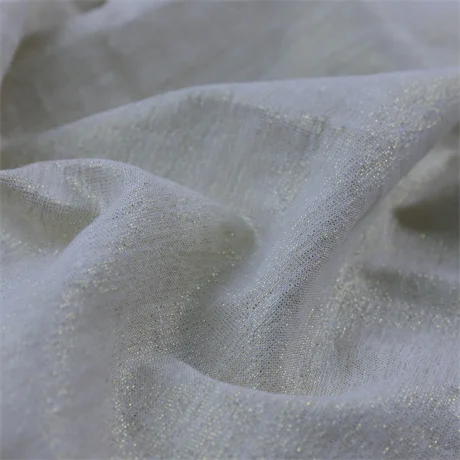 2022 metallic Linen Fabric 87%Linen 13%M for women clothing blouse shirt dress