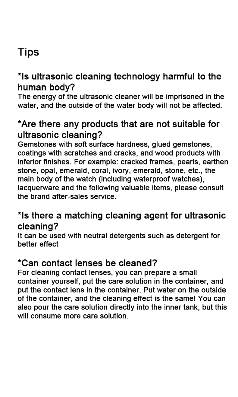 Home Use High Frequency Ultrasonic Cleaner Timer Jewelry Watch Tableware Glasses Cleaner