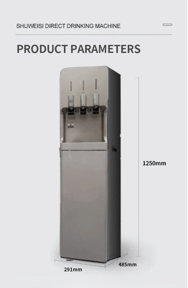 OEM 2910H with CE hot and cold water dispenser compressor refrigeration for home and office without filtration system