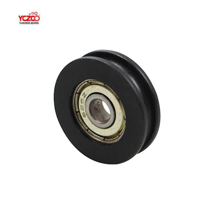 Nylon Roller H U V Groove Sliding Door System roller RD29 Long Life Plastic Glass Window Wheel PU Rubber Roller