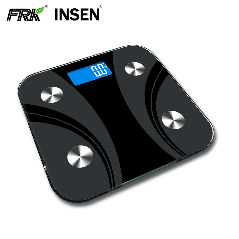 TUYA Smart Phone APP LCD Display Wireless WIFI 180Kg 396Lb Body Fat Composition Analyzer Weight Scale