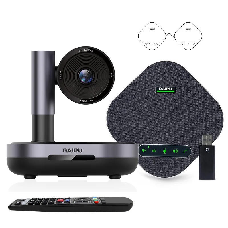 DAIPU-T50 High Quality USB HD PTZ Camera+Mic+Speaker Video Conference System for Medium-sized Meeting Room