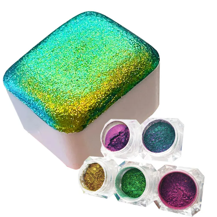 Brand Mcess FREE SAMPLES color mica pearl watercolors pigments powders for resin art ink painting