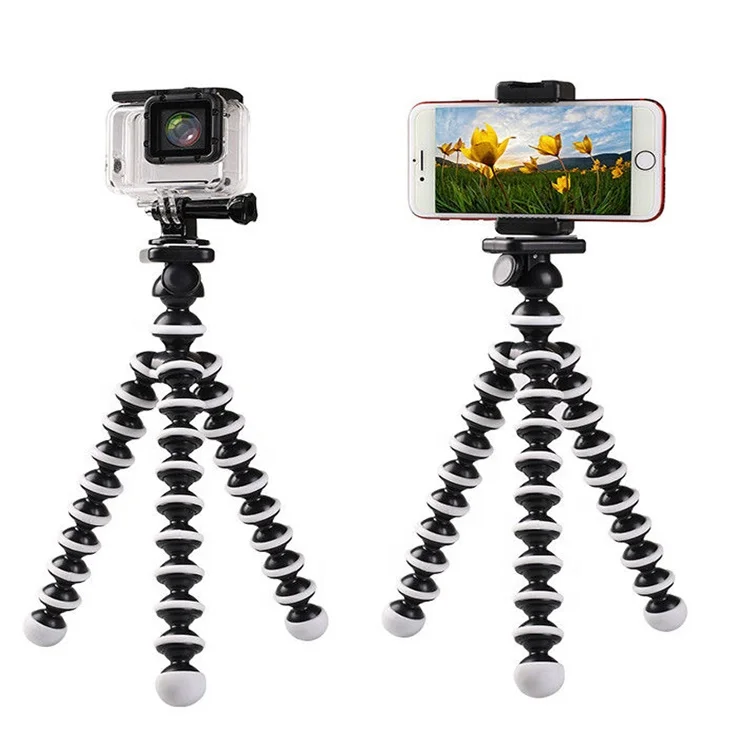Phone tripod, Portable and Flexible Camera Tripod Stand Holder