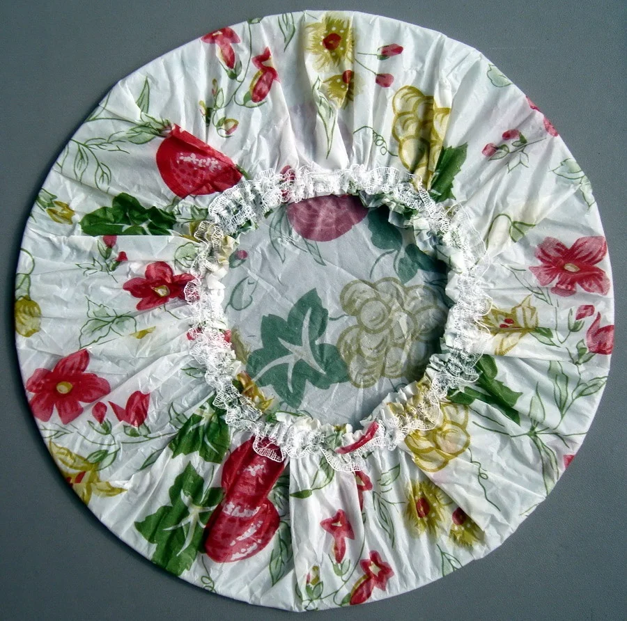 Одноразовая шапочка для душа PEVA с принтом 4