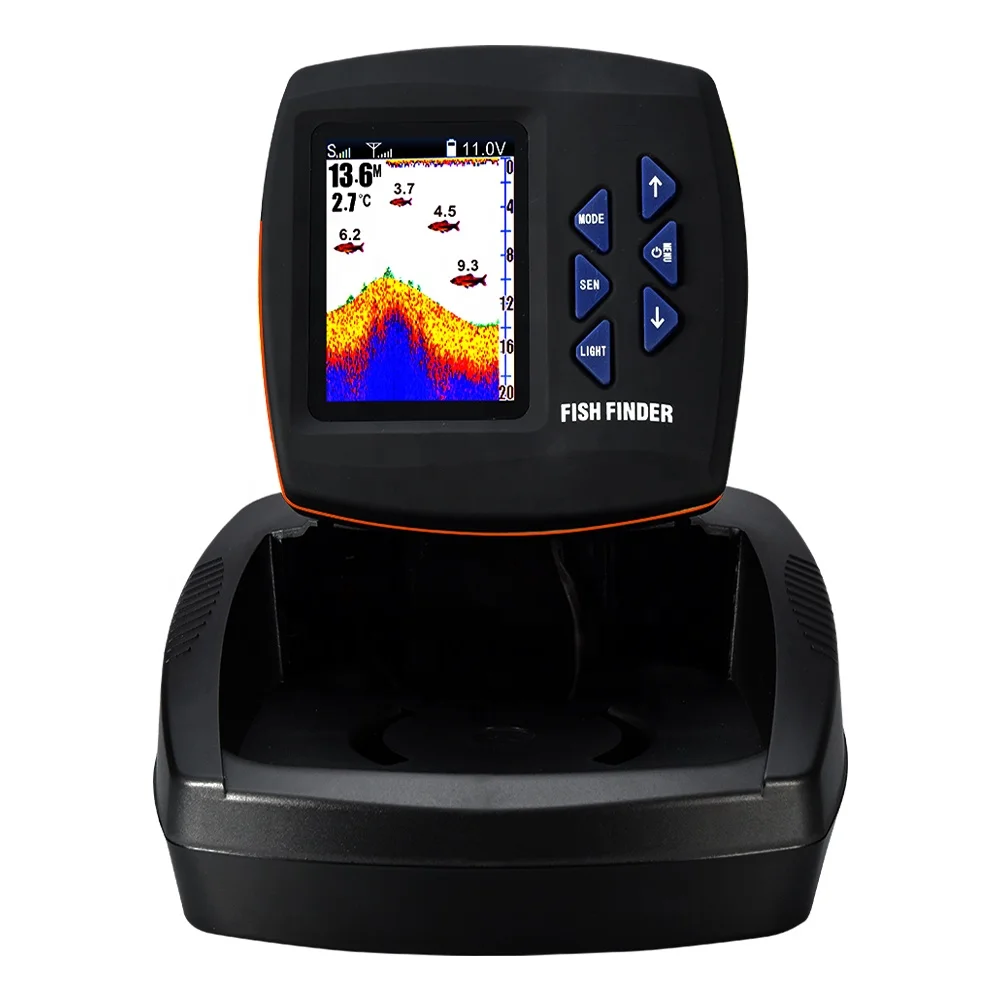 China 300M Operation Range New Fish Finder Wireless Fish Finder For Bait Boat Carp Fishing
