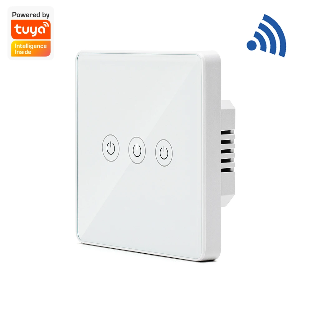 EU Standard APP Remote Control Smart Light Switch Works with Alexa and Google Home Voice Control WiFi Switch
