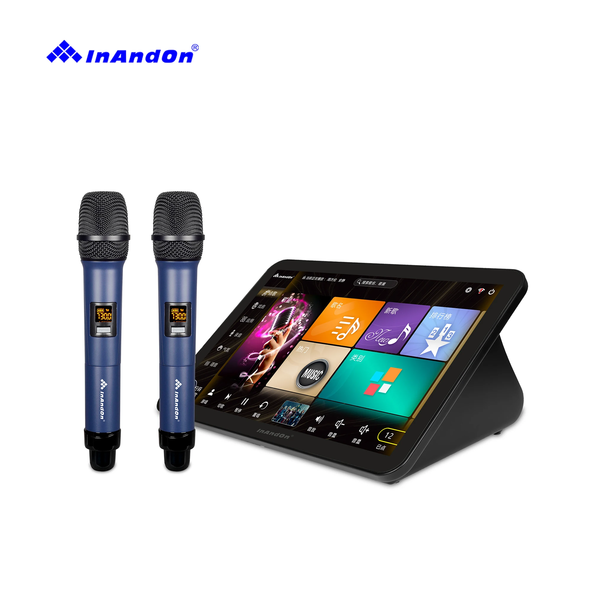 InAndOn Karaoke Player 15.6inch 1T 4in1 4k output Affordable home ktv system Smart Song-Selection KTV Karaoke Machine
