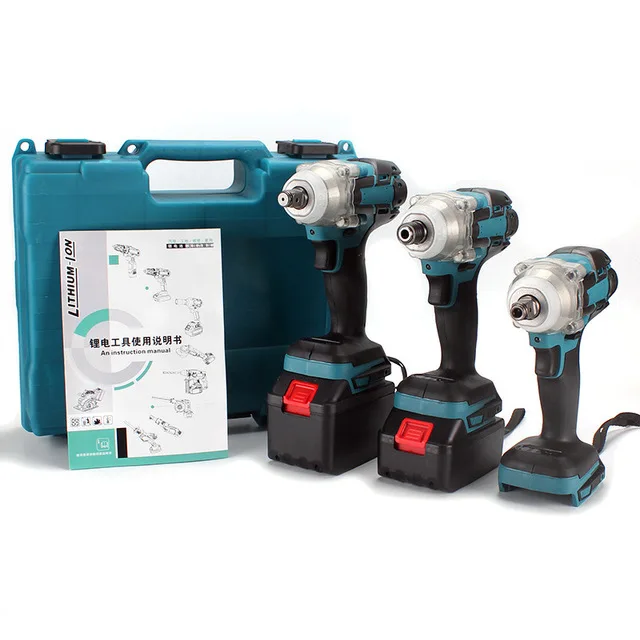 Factory high quality cordless power tools electric brushless wrench screwdriver electric impact screwdriver