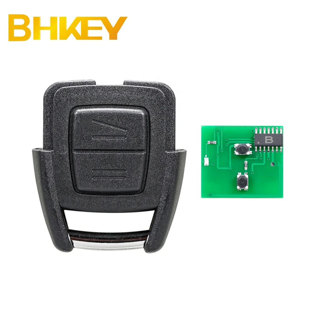 For Vauxhall Opel Astra Vectra Zafira 2 Buttons Remote Key Fob 433Mhz DELPHI OP1 Without Key Blade