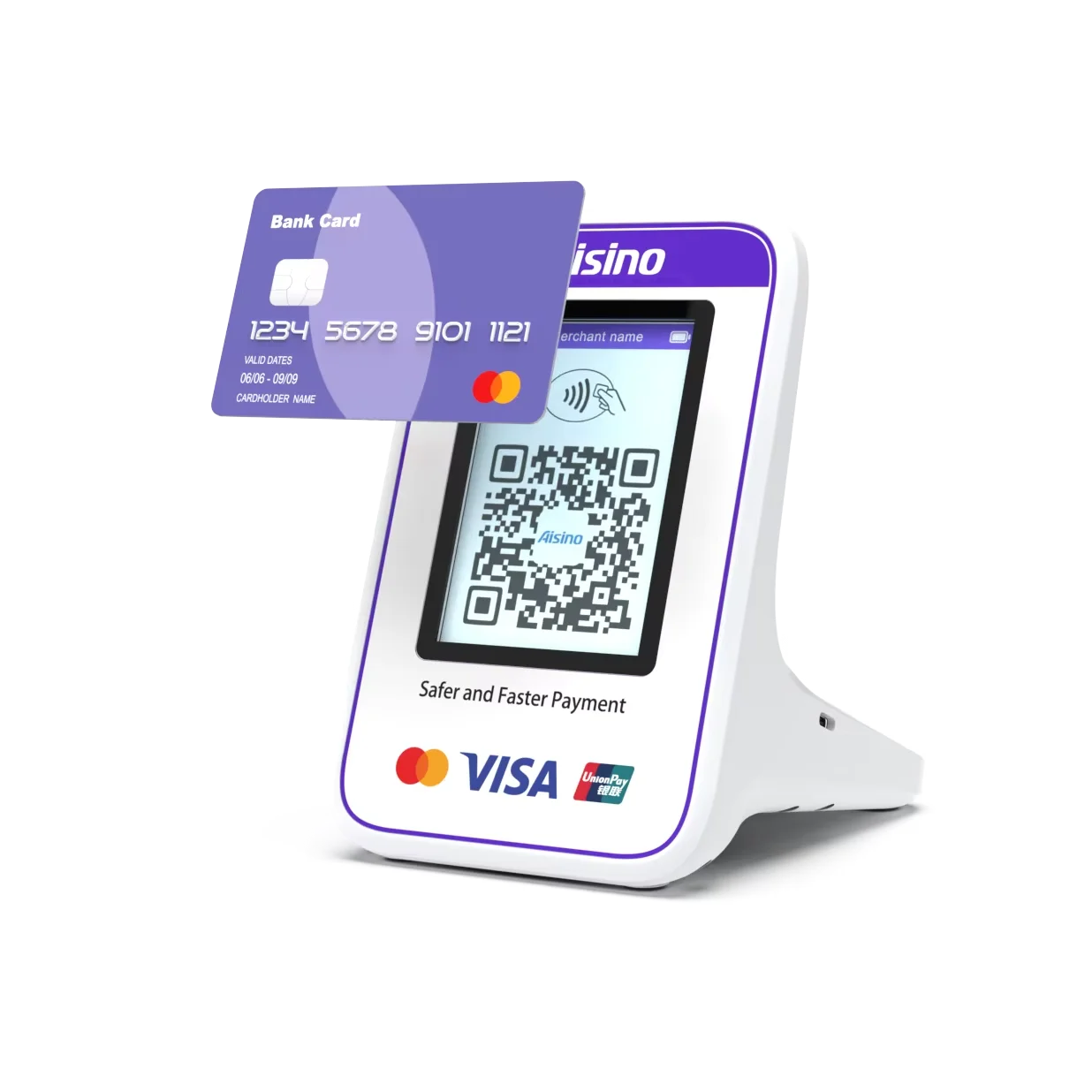 Aisino q161 pro qr payment terminal with speaker