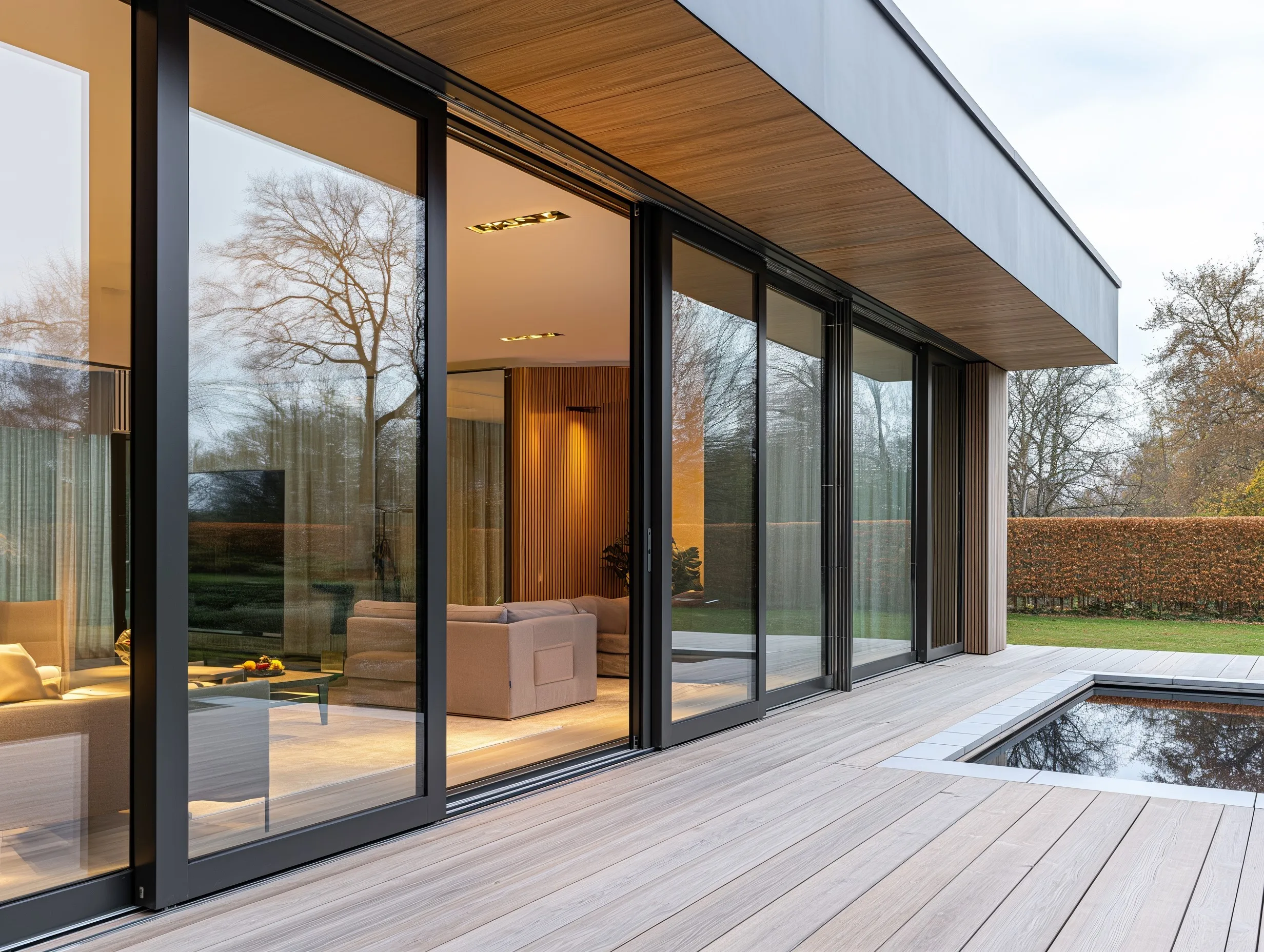 Beigeman Soundproof Energy Saving Aluminium Sliding Door Price heat insulated Tempered Glass Patio Shower Glass Sliding Door