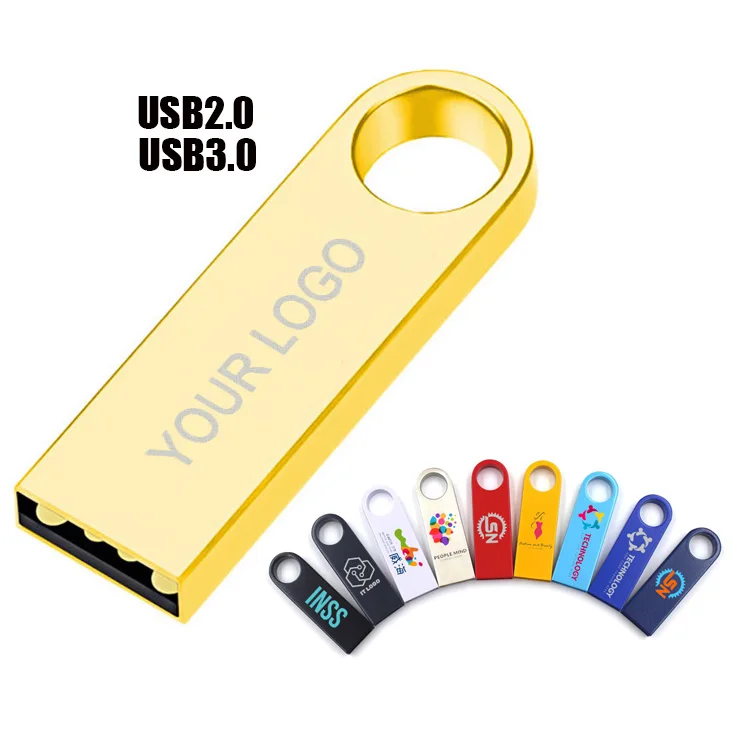 Mini Design Pen Drive Usb 3.0 Metal Materials 2GB 4GB 8GB 16GB USB Flash Drives Promotional Gifts 32GB 64GB Memory Sticks