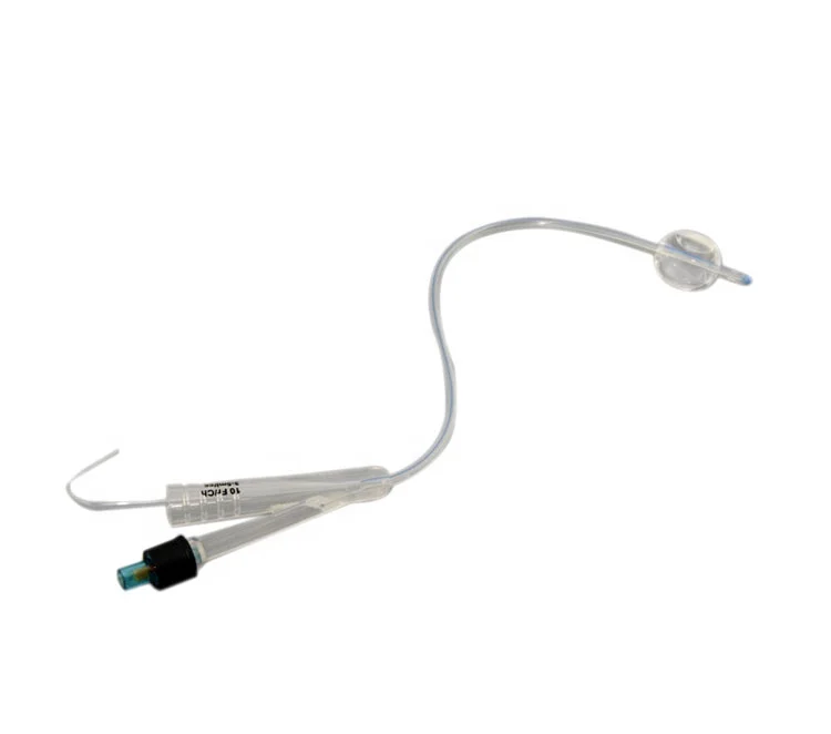 
Factory Manufacture Medical Use Disposable All Silicone Foley Catheter Pediatric two way 