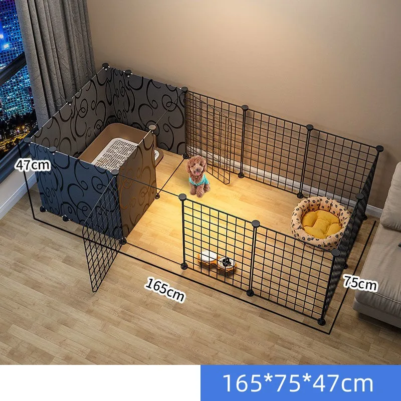 Wholesale Dog Cage House Detachable Metal Fence Pets Dogs Enclosure Detachable Metal Fence