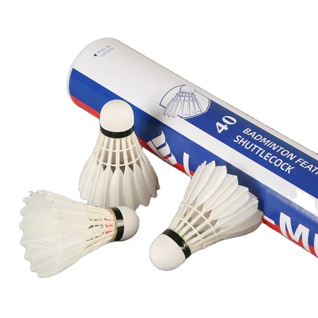Lingmei brand original class A duck feather badminton shuttlecock with high durability