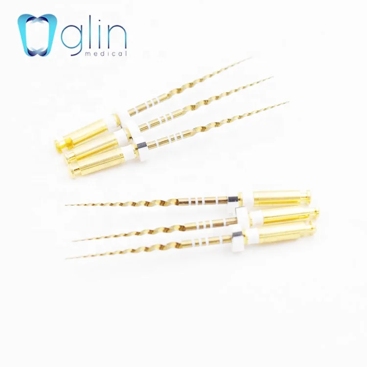 Glin Fast Delivery Dental Endo Heat Activation File  G Super Gold Rotary Files