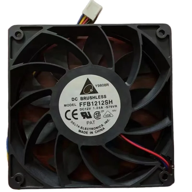Deltadc бесщеточный вентилятор FFB1212SH 12 см охлаждения 120 мм DC12V 1.24A Вентилятор