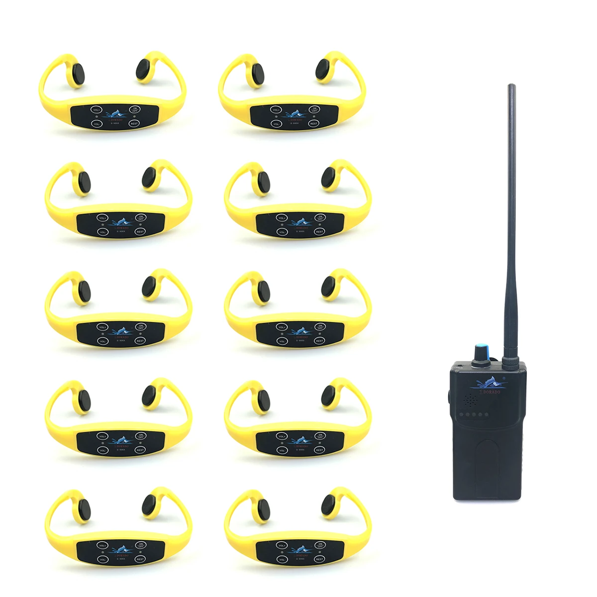 
Swimming Training Instructor 1 FM Transmitter Underwater Communication Waterproof Headset 10 H903 Bone Conduction Headphone 