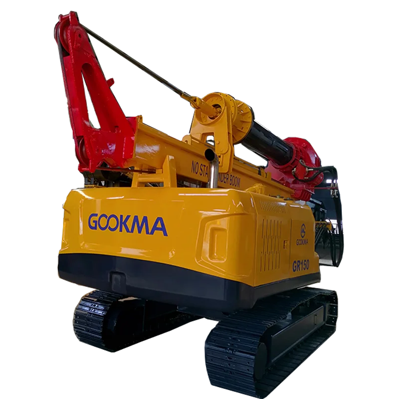Cheap and good rotary drilling rig 15m - 90m crawler piling machine foundation drilling rig with lock rod